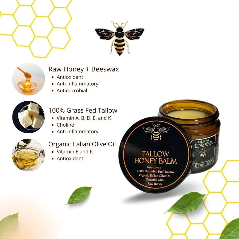 Organic Tallow Honey Balm
